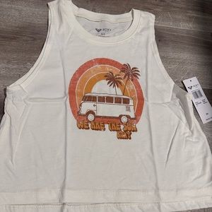 Roxy girl’s crop top tank. Like new but no tags.